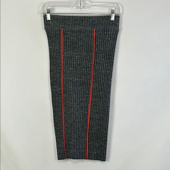 Rag and Bone NWT Gray Ribbed Knit Pencil Skirt